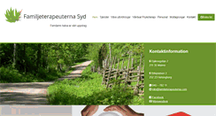 Desktop Screenshot of familjeterapeuterna.com